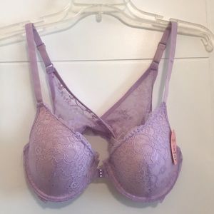 Sexy Lacy Bra with Rhinestones